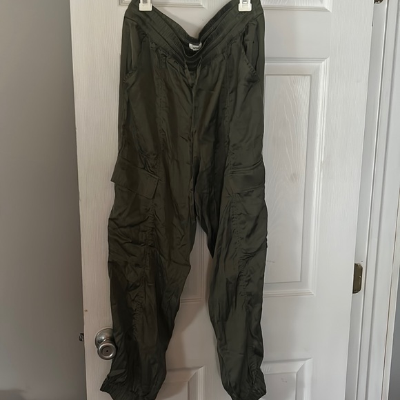 aerie Pants - Aerie Olive Green Track Pants